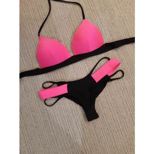 Bia Bikini szett - Pink & Fekete