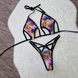 Betta Micro bikini szett sárga- ocelot