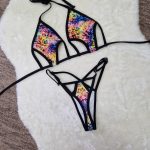 Betta Micro bikini szett sárga- ocelot