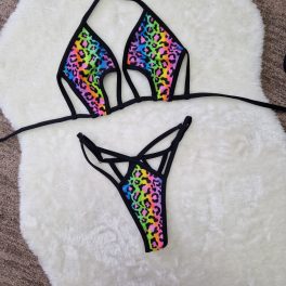 Betta Micro bikini szett szivárvány-ocelot
