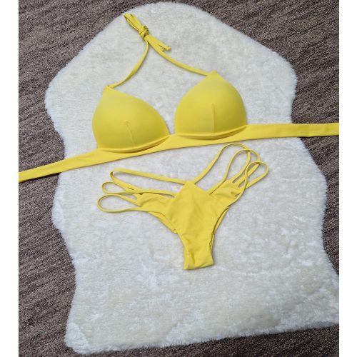 Demi bikini szett  citrom sárga 