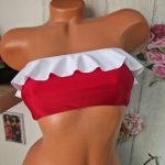 Lisza csőtop - Piros