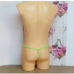 Tom férfi tanga -uvé pink-uvé zöld - fehér